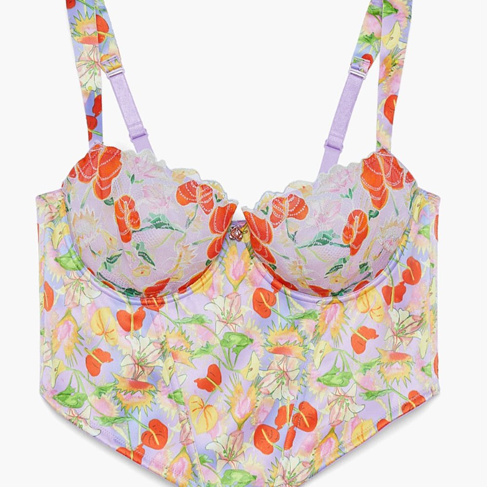 Savage x Fenty Mutha Nature Satin Bustier NWT Size 3x Plus Size